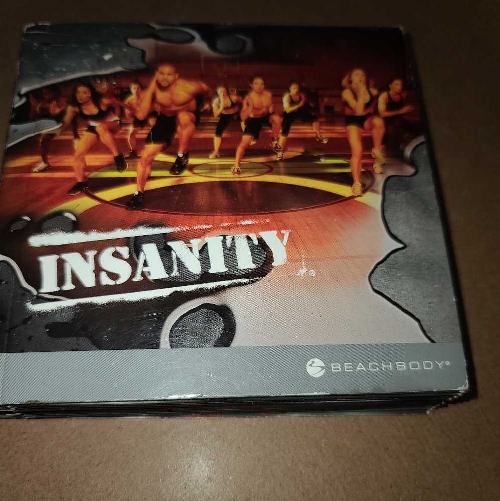 Insanity by Shaun T, Beach Body,  workout DVDs